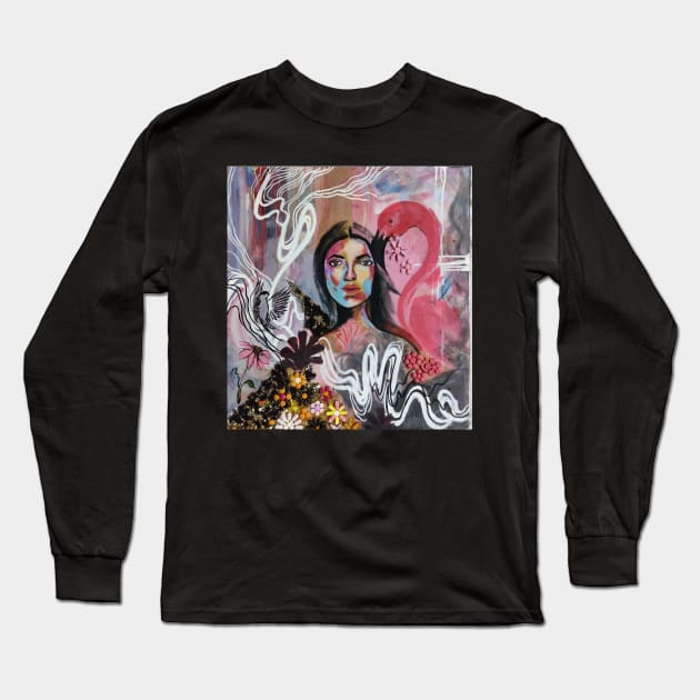 Self portrait Long Sleeve T-Shirt by Mohita--Garg